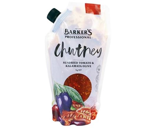 CHUTNEY SUNDRIED TOMATO & OLIVE 1KG  - Barkers