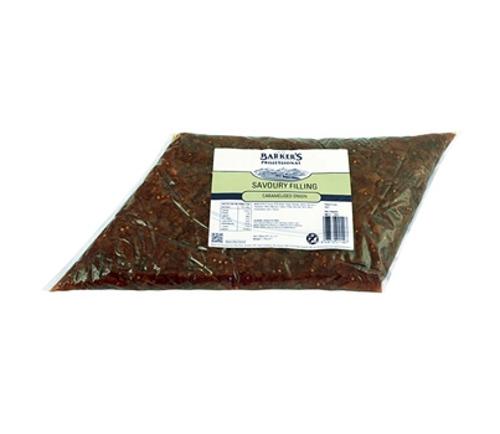 FILLING CARAMELISED ONION SAVORY 1.25KG  - Barkers