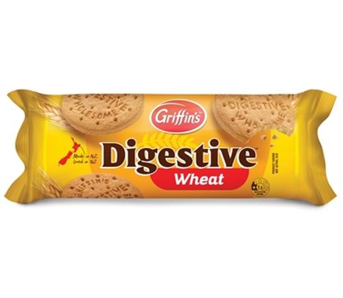 BISCUITS DIGESTIVE PLAIN WHEATEN 250GM  - Griffins