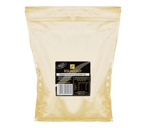 CHOCOLATE COUVERTURE WHITE 30% 1KG  - Equagold