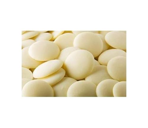 CHOCOLATE BUTTON WHITE COMPOUND 1KG  - Essentials