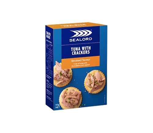 CRACKERS WITH TUNA SMOKED 111GM  - Sealord