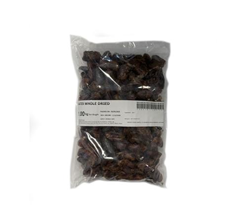 DATES DRIED WHOLE PITTED 1KG  - Balars