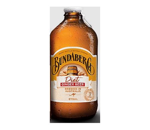 BEER GINGER DIET 375ML 12s  - Bundaberg