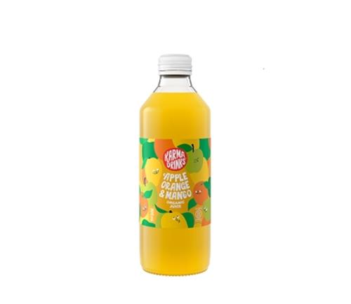JUICE MANGO, ORANGE & APPLE ORGANIC 300ML 12s - Karma Drinks