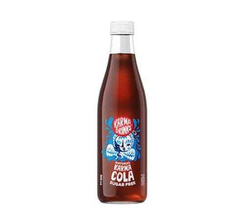 SODA SUGAR FREE KARMA COLA 300ML 15s  - Karma Drinks