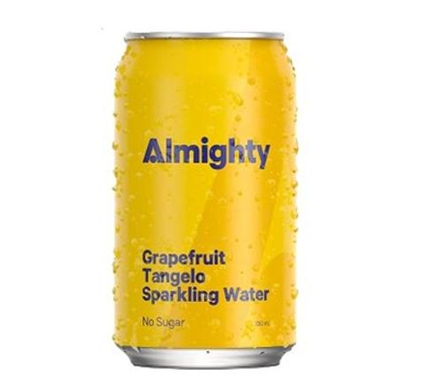 WATER SPARKLING GRAPEFRUIT 330ML 24s  - Almighty