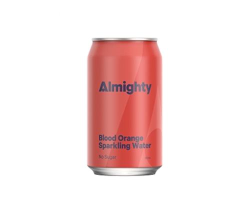 WATER SPARKLING BLOOD ORANGE 330ML 24s  - Almighty