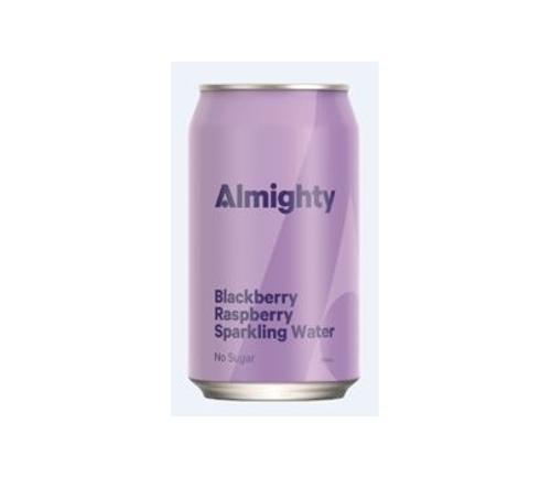 WATER SPARKLING BLACKBERRY 330ML 24s  - Almighty