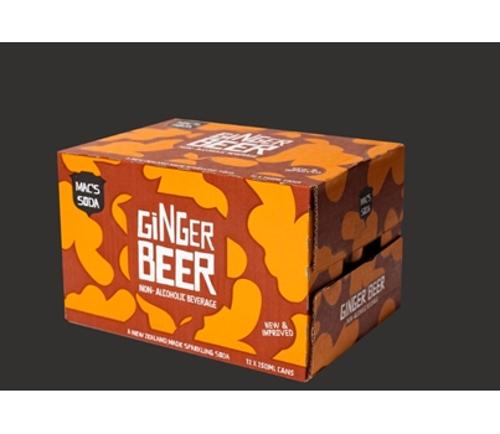 SODA GINGER BEER 250ML 12S  - Macs
