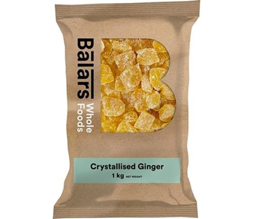 GINGER CRYSTALLISED 1KG  - Balars