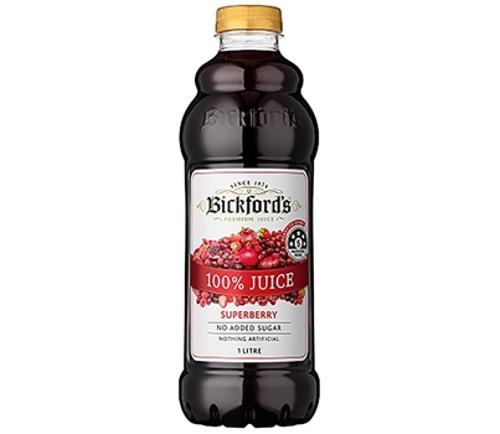 JUICE SUPER BERRY PREMIUM 100% 1L  - Bickford's