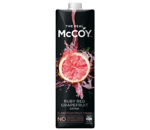 JUICE GRAPEFRUIT RED RUBY 1LTR  - Mccoy