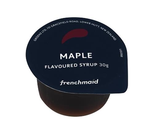 MAPLE FLAVOURED SYRUP PCU 30GM 100s  - Frenchmaid