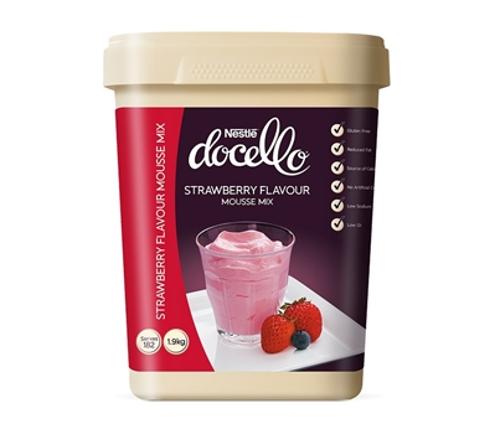 MOUSSE STRAWBERRY 1.9KG  - Docello