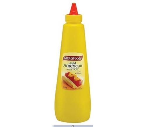 MUSTARD MILD AMERICAN 920ML  - Masterfoods