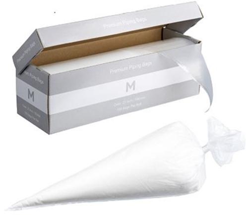BAGS PIPING 22" DISPENSER PACK CLEAR 100s/PKT  - Matthews