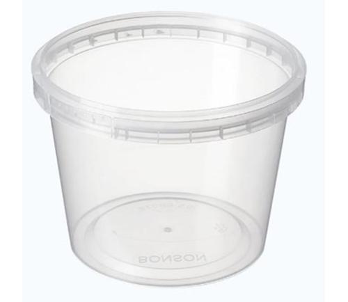 CONTAINERS ROUND CLEAR 25s/SLV  - Bonson