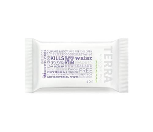 WIPES ANTI BACTERIAL SOLD BY PKT 40s/PKT  - Terra
