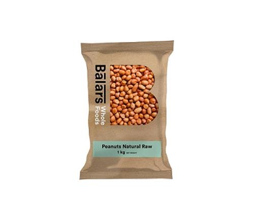PEANUTS NATURAL RAW SKIN ON 35/40 1KG  - Balars
