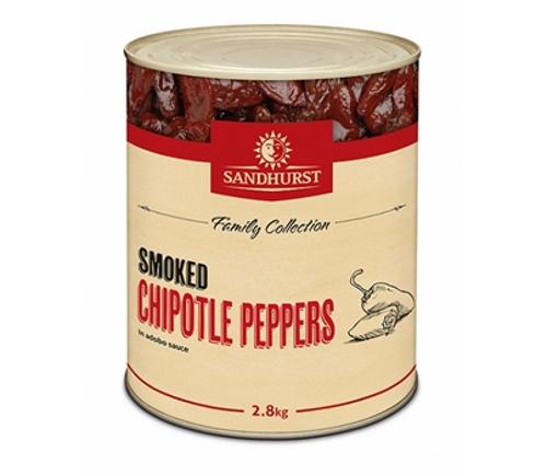 PEPPERS CHILPOTLE IN ADOBO SAUCE 2.8KG  - Sandhurst