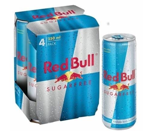 RED BULL SUGAR FREE CANS 250ML 4s  - Red Bull
