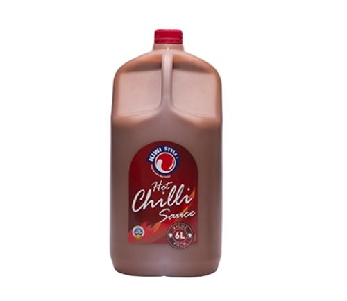 SAUCE CHILLI HOT 6L  - Kiwi Style