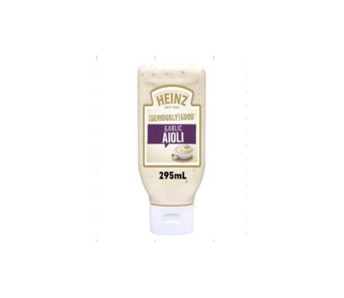 SAUCE AIOLI GARLIC SERIOUSLY GOOD 295ML  - Heinz