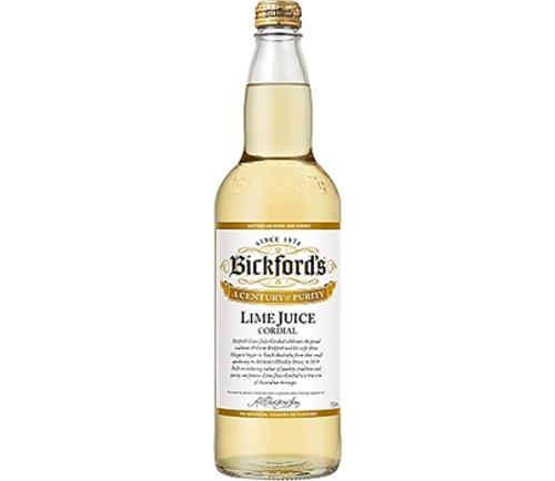 CORDIAL LIME 750ML  - Bickford's