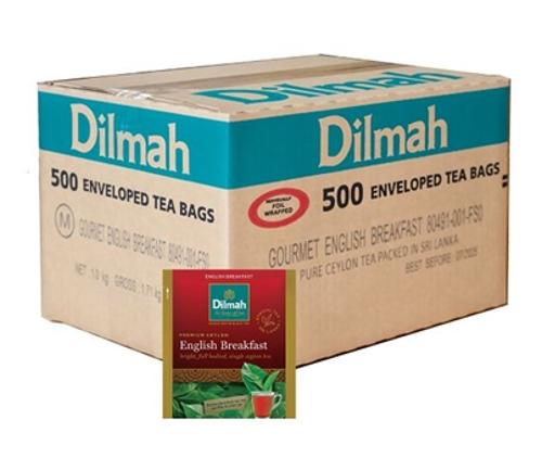 TEA BAGS ENGLISH BREAKFAST ENVELOPE 500s  - Dilmah