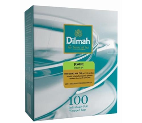 TEA BAGS JASMINE GREEN ENV 100s  - Dilmah