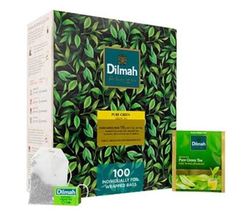 TEA BAGS PURE GREEN ENVELOPE 100s  - Dilmah