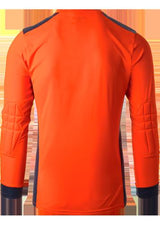 Reusch Match Longsleeve Padded Jersey - Shocking Orange/Blue - Small