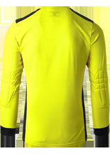 Reusch Match Longsleeve Padded Jersey - Safety Yellow/Black - Extra Large