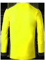 Reusch Match Longsleeve Padded Jersey Junior - Safety Yellow/Black - Extra Large