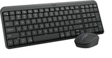 Logitech MK250 Bluetooth Wireless Keyboard and Mouse - Graphite