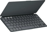 Logitech Keys-To-Go 2 Portable Wireless Keyboard Universal - Graphite