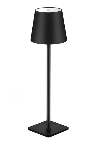 Deluxe Cordless Table Lamp -  Black (Set of 2)