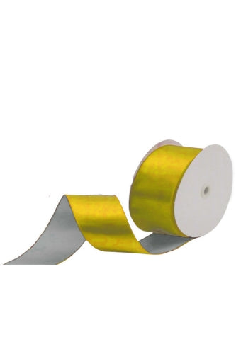 Wired Edge Metallic 2-Tone Ribbon - Size 63mm × 50yd (45.7m)
