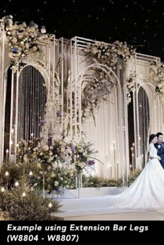 Bridal Arch Frame  -  White