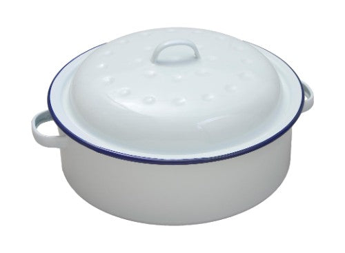 Falcon Roaster Round White 20cm