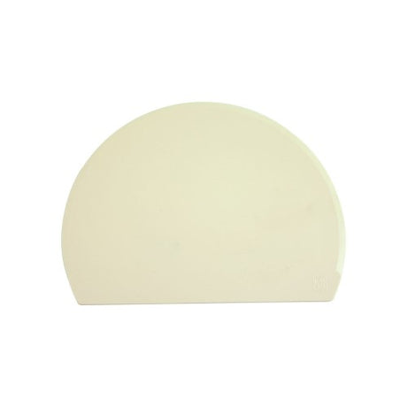 Round bowl dough scraper by THERMOHAUSER, 160x120mm, designed for effortless mixing and precise control in baking.