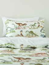 Dino Kingdom Duvet Cover Set by Squiggles - Single