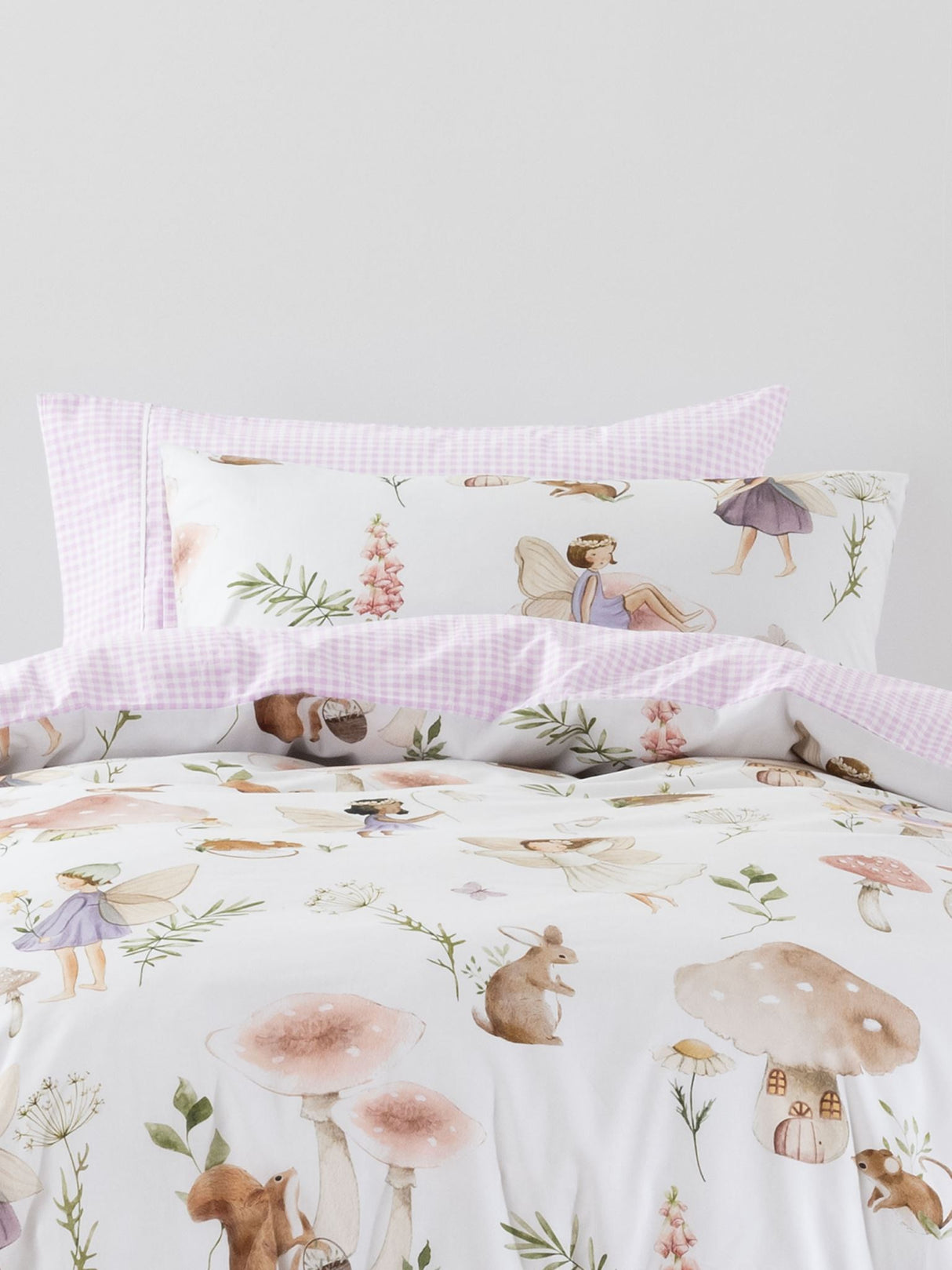 Fairy Grove Duvet Cover Set by Squiggles - Single