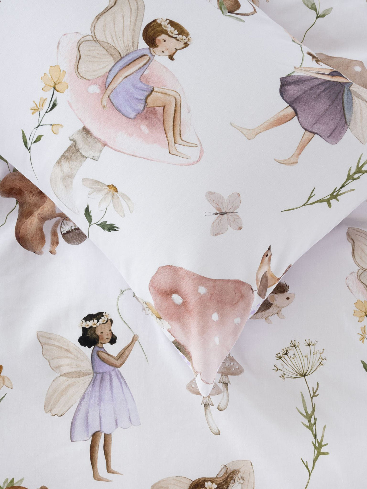 Fairy Grove Duvet Cover Set by Squiggles - Single