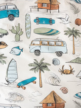 Gone Surfing Duvet Cover Set by Squiggles - Single