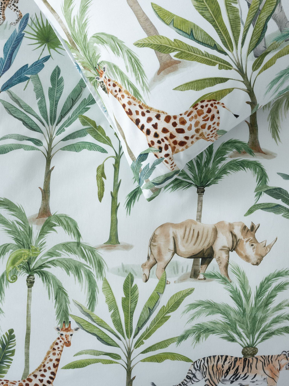 Jungle Oasis Duvet Cover Set by Squiggles - Single