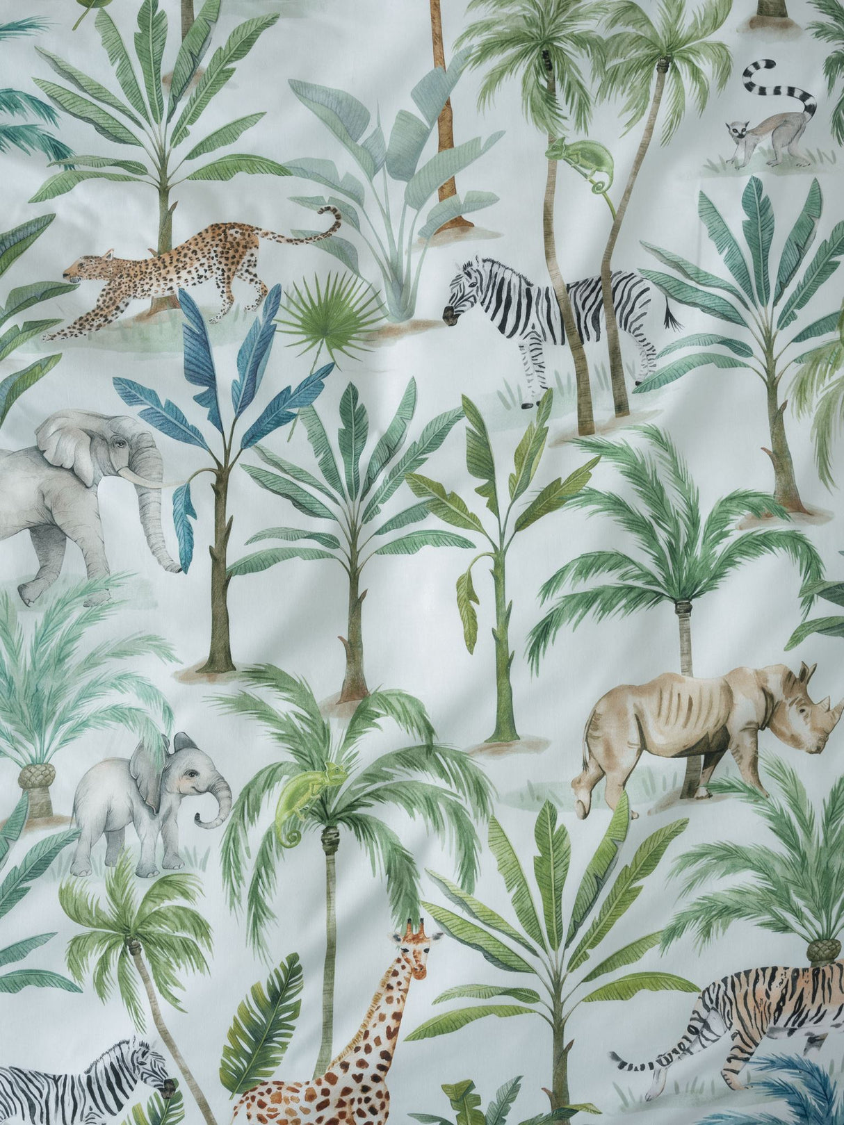 Jungle Oasis Duvet Cover Set by Squiggles - Single