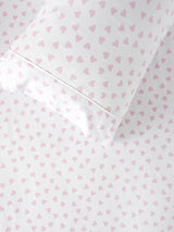 Lots of Love Fitted Sheet Set by Squiggles - Double (Lilac)