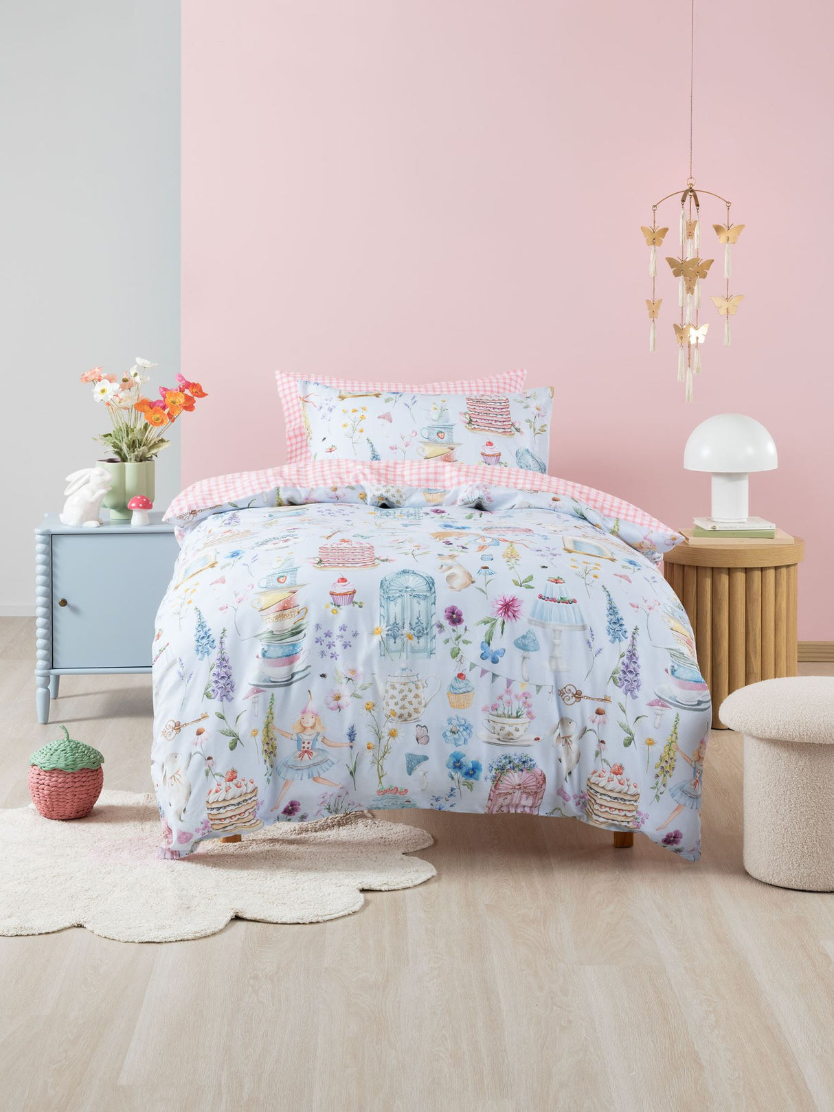 Single - Magic Meadow Duvet Cover Set by Squiggles